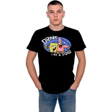 BUMETA Sünger Bob Patrick Beer Friend Drink Tişört  T-Shirt