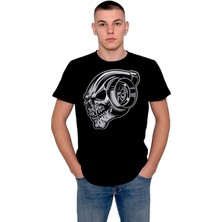 BUMETA Motor Kuru Kafa Skull Tişört  T-Shirt