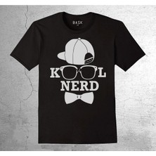 BUMETA Kool Nerd Havalı Inek Gözlük Papyon Kep Tişört Çocuk T-Shirt