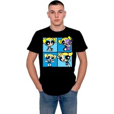 BUMETA Powerpuff Girls Bubbles Süper Güç Tişört  T-Shirt
