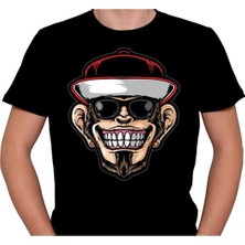 BUMETA Hip Hop Rapçi Maymun Monkey Smile Kep Tişört  T-Shirt