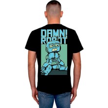 BUMETA Damn Robot Robotic Machine Cry Tişört  T-Shirt