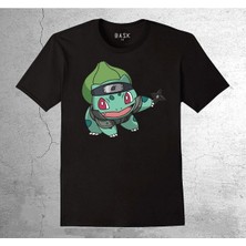BUMETA Naruto Anime Balbasaur Balbazar Pokemon Tişört Çocuk T-Shirt