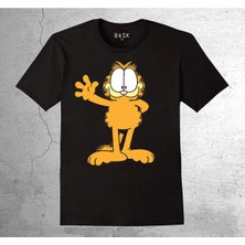 BUMETA Garfield Brave Cat Kedi Çizgi Film Tişört Çocuk T-Shirt