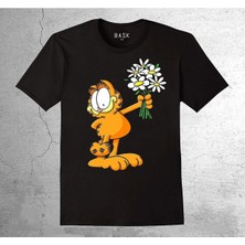 BUMETA Garfield Brave Cat Kedi Çizgi Film Tişört Çocuk T-Shirt
