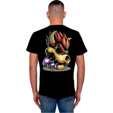BUMETA Super Mario Bölüm Sonu Canavarı Mantar Mushroom Tişört  T-Shirt