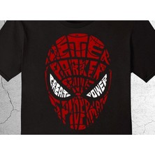 BUMETA Spiderman Örümcek Adam Mask Tişört Çocuk T-Shirt