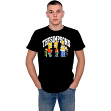 BUMETA The Simpsons Simpsonlar Bart Homer Tişört  T-Shirt