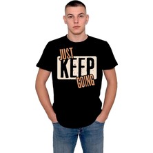 BUMETA Just Keep Going Sadece Devam Et Tişört  T-Shirt
