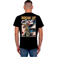 BUMETA Break Up Phone Girl Skull Tişört  T-Shirt