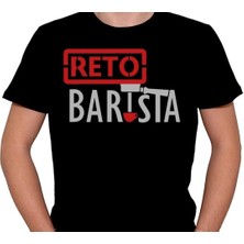 BUMETA Retro Barista Kahve Coffe Art Barmen Tişört  T-Shirt