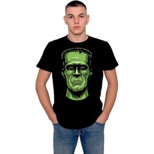 BUMETA Monochrom Of Frankenstein Head Tişört  T-Shirt
