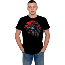 BUMETA Wolf Kurt Bozkurt Kurt Kafası Tişört  T-Shirt