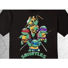 BUMETA Squirtles Ninja Kaplumbağalar Tişört Çocuk T-Shirt