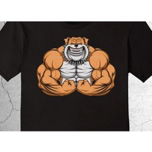 BUMETA Pitbull Bulldog Gym Fitness Bodybuilding Sporcu Köpek Tişört Çocuk T-Shirt