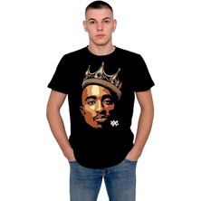 BUMETA 2pac Tupac Rap Rapstar Gangsta Tişört  T-Shirt