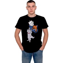 BUMETA Cat Kedi Sevimli Kediler Tişört  T-Shirt