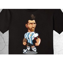 BUMETA Lionel Messi Argentina World Cup Champions Tişört Çocuk T-Shirt