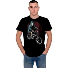 BUMETA Bisiklet Bicycle Maske Mask Retro Tişört  T-Shirt