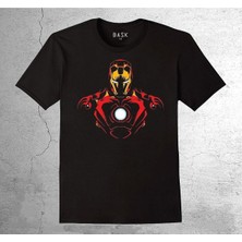 BUMETA Iron Man Süper Kahraman Demir Adam Tişört Çocuk T-Shirt