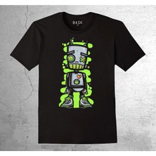 BUMETA Robot Robotic Green Yeşil Tişört Çocuk T-Shirt