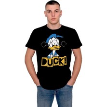BUMETA Duffy Duck Sinirli Ördek Çizgi Dizi Tişört  T-Shirt