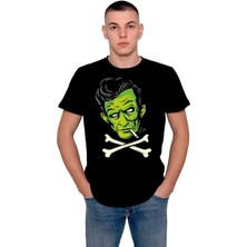 BUMETA Johnny Cash Frankenstein Psycho Tişört  T-Shirt
