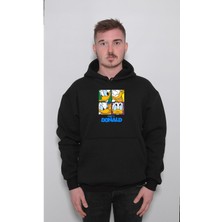 BUMETA That's Donald Duck Ördek Çizgi Film Sweatshirt  Kapüşonlu Hoodie