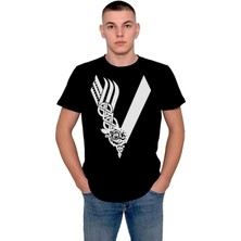BUMETA Vikings Ragnarok Logo Tişört  T-Shirt