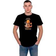 BUMETA Pokemon Charizard Çalizart Used Hot Coffee It's Super Effective Tişört  T-Shirt