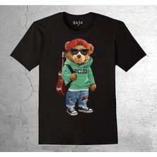 BUMETA Mr Bear Guitar Gitar Hip-Hop Tişört Çocuk T-Shirt