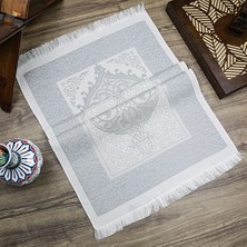 Asya Bayrak Tafta Seccade Koyu Gri