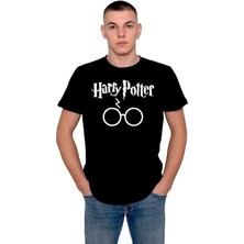 BUMETA Harry Potter Gözlük Büyü Asa Tişört  T-Shirt