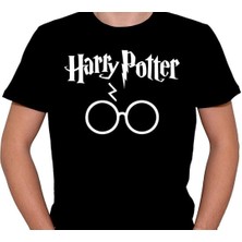 BUMETA Harry Potter Gözlük Büyü Asa Tişört  T-Shirt