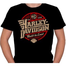 BUMETA Harley Davidson Motorcycle Orange Bar Tişört  T-Shirt