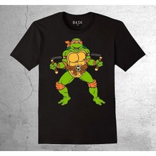 BUMETA Ninja Kaplumbağalar Michaelangeloninja Turtles Tişört Çocuk T-Shirt