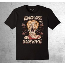 BUMETA Endure And Survive Savaşçı Kadın Tişört Çocuk T-Shirt