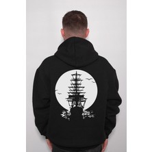 BUMETA Gemi Titanic Dolunay Sefer Yelkenli Korsan Deniz Sweatshirt  Kapüşonlu Hoodie