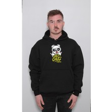 BUMETA Bear Bad Bear Rock And Roll No Limit's Low N Slow Sweatshirt  Kapüşonlu Hoodie