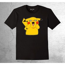 BUMETA Pokemon Pikachu Pika Pika Electric Elektrik Tişört Çocuk T-Shirt