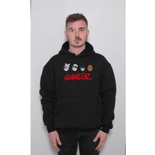 BUMETA Gorillaz Rock Band Blur Damon Albarn Müzik Music Sweatshirt  Kapüşonlu Hoodie