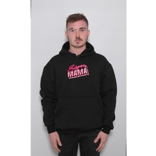 BUMETA Süper Mama Süper Anne Mükemmel Anne Sweatshirt  Kapüşonlu Hoodie
