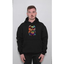 BUMETA Baykuş Owl Drake Logo Sweatshirt  Kapüşonlu Hoodie