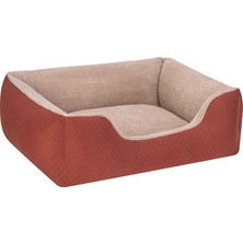 Pet Comfort Bravo Duo  Köpek Yatağı Tarçın/bej L 90X70CM 12