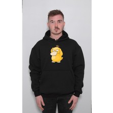 BUMETA Psyduck Pokemon Ördek Sweatshirt  Kapüşonlu Hoodie