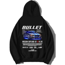 BRZ Collection Oversize Nissan Skyline Gt-R R-34 Bullet Hoodie