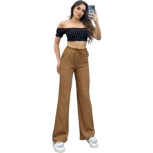CMZ Collection Kadın Yazlık Günlük Esnek Ince Yeni Sezon Palozzo Pantolon