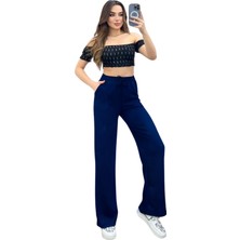 CMZ Collection Kadın Yazlık Günlük Esnek Ince Yeni Sezon Palozzo Pantolon