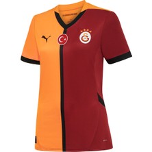 Puma Galatasaray 2024/25 Iç Saha Kadın Kırmızı Futbol Forması 77965601