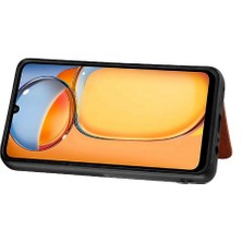 Colorful Shop Xiaomi Redmi 13C Için Kılıf Standı Fonksiyonu Rfıd Engelleme Manyetik Kart (Yurt Dışından)